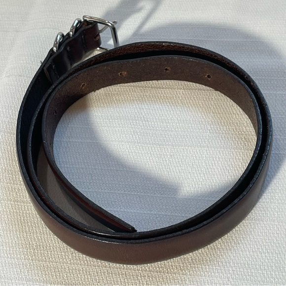 J Crew Double Loop Leather Belt - Picture 2 of 11